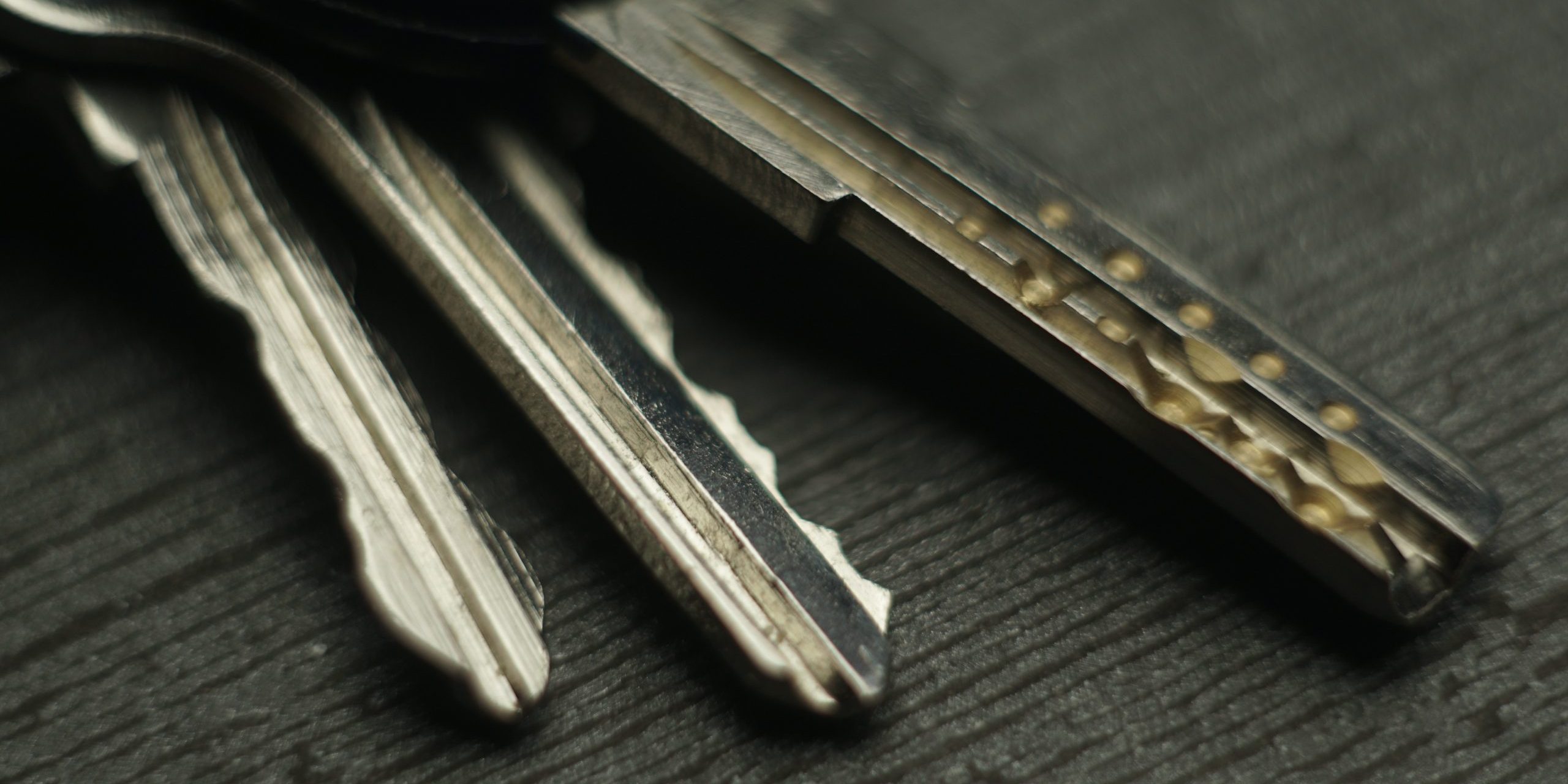 The Bunch Of Different Keys From The Door Locks Close Up